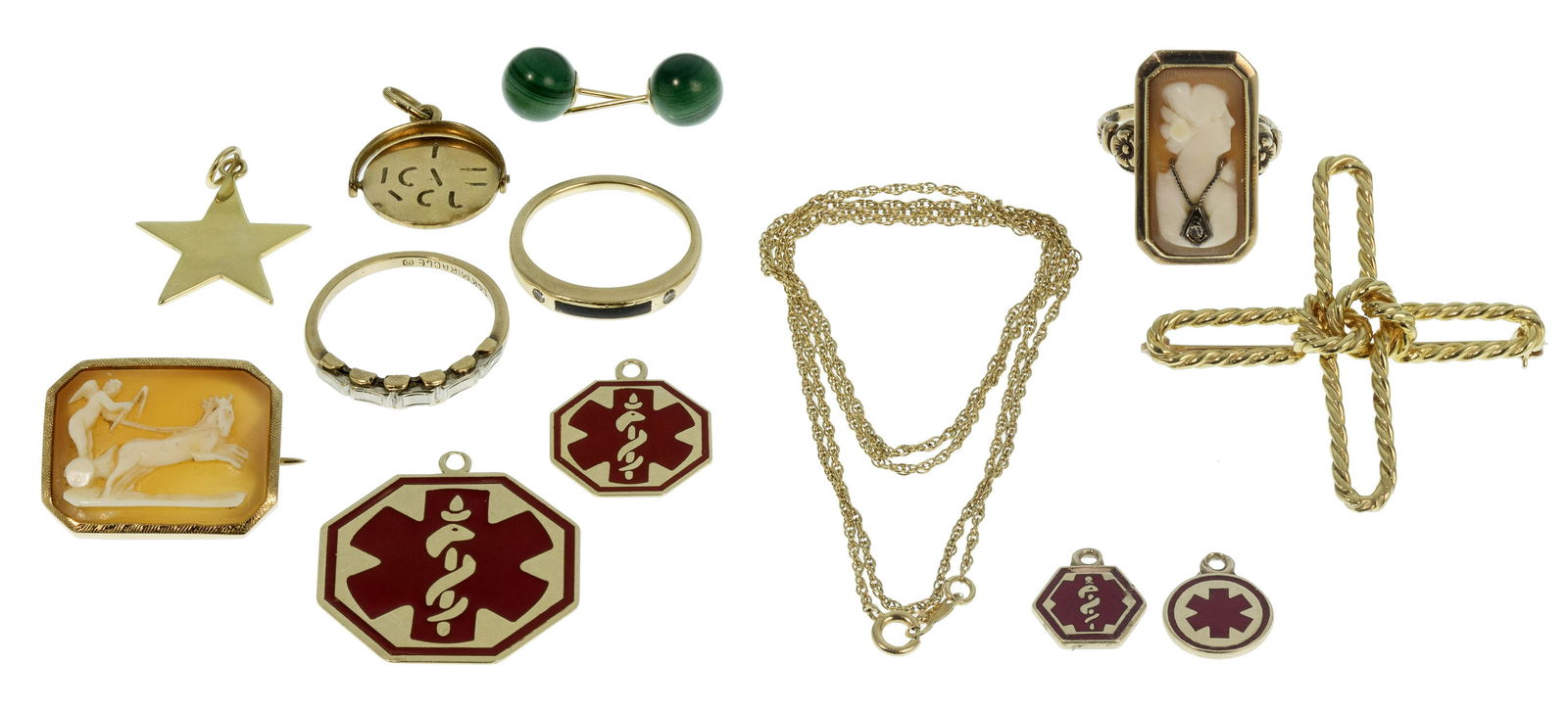 Mixed Gold Jewelry Assortment (1 of 1)