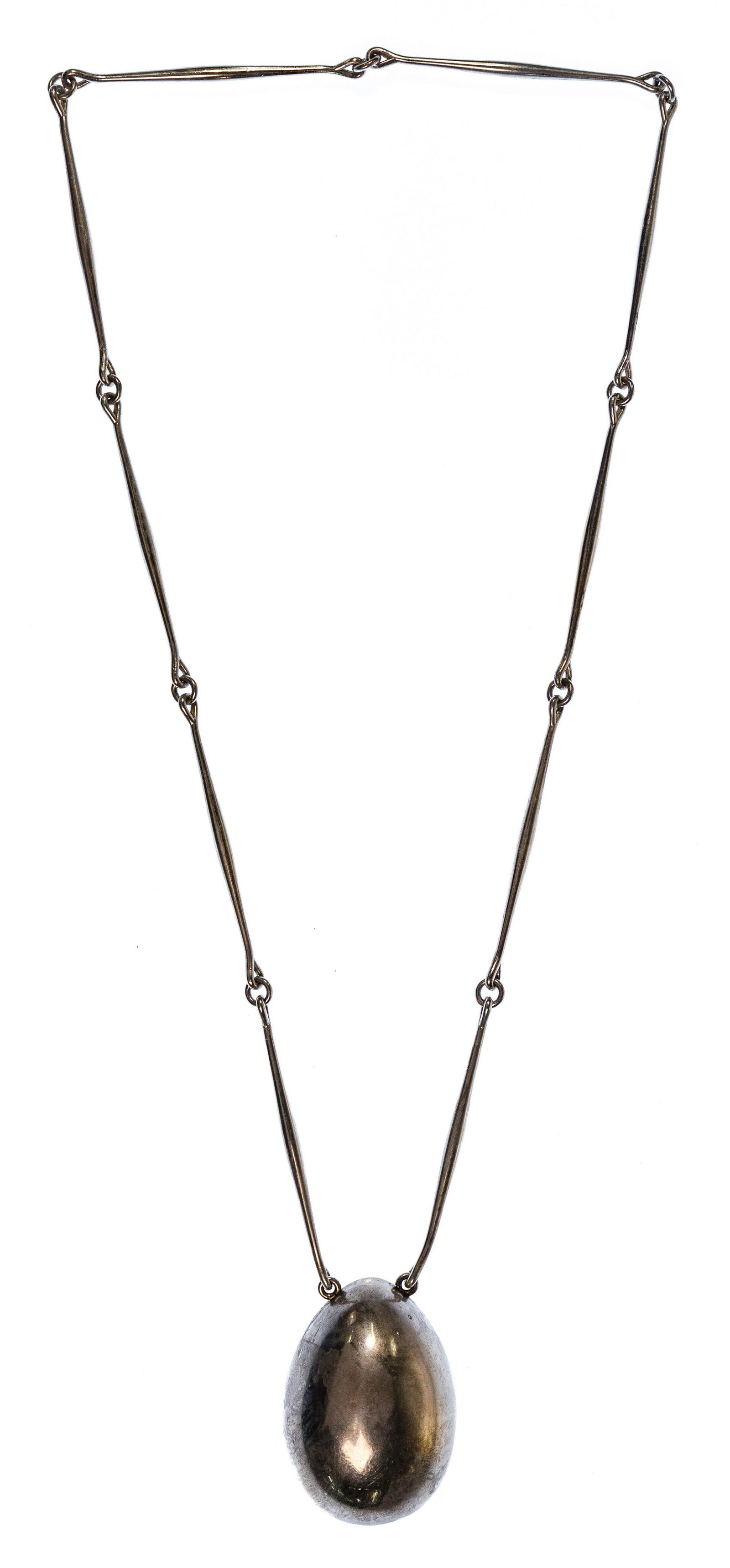Astrid Fog for Georg Jensen Sterling Silver Necklace with Pendant (1 of 2)