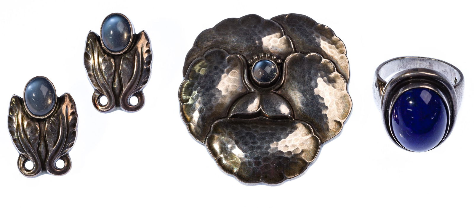 Georg Jensen Sterling Silver and Gemstone Jewelry Assortment (1 of 4)