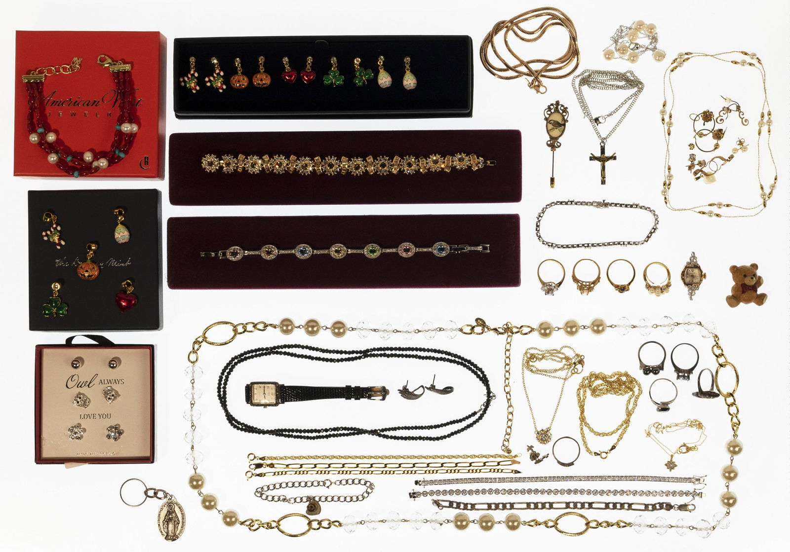 Sterling Silver and Costume Jewelry Assortment (1 of 1)
