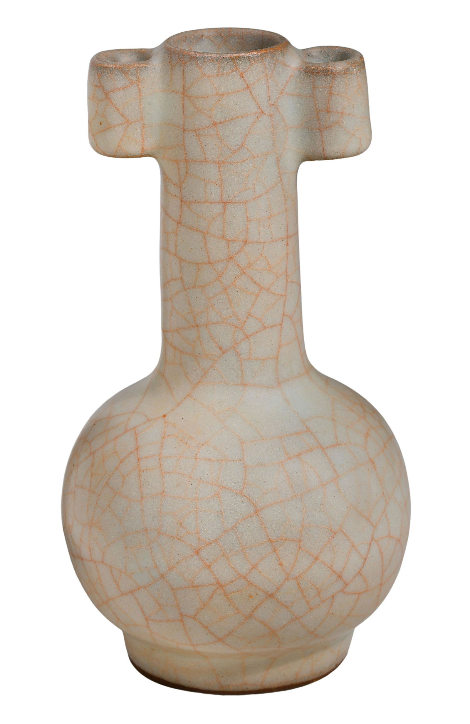 Chinese Celadon Crackle Glazed Hu Form Vase (1 of 6)