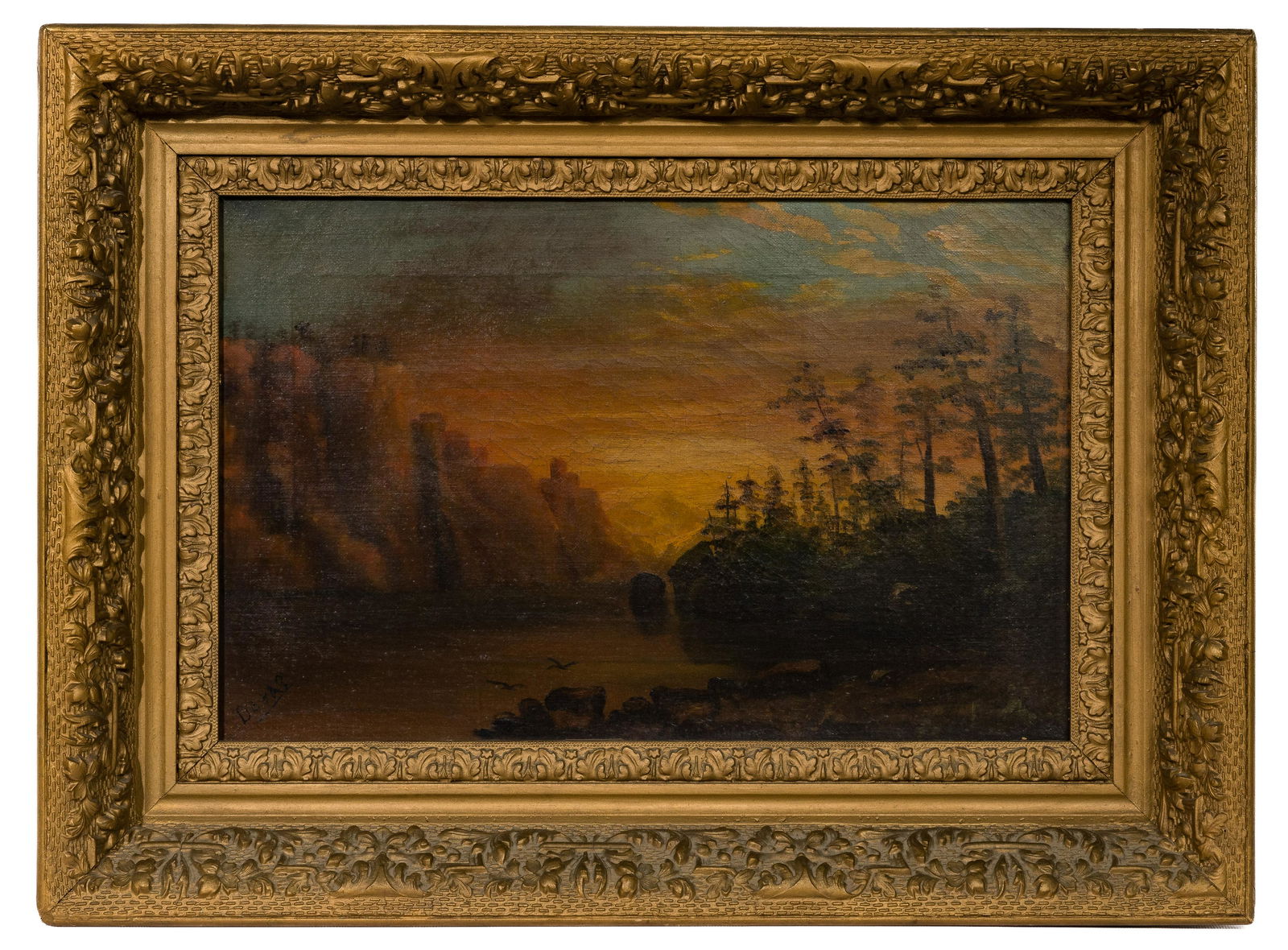Unknown Artist (Hudson River School, 19th Century) Oil on Canvas (1 of 4)