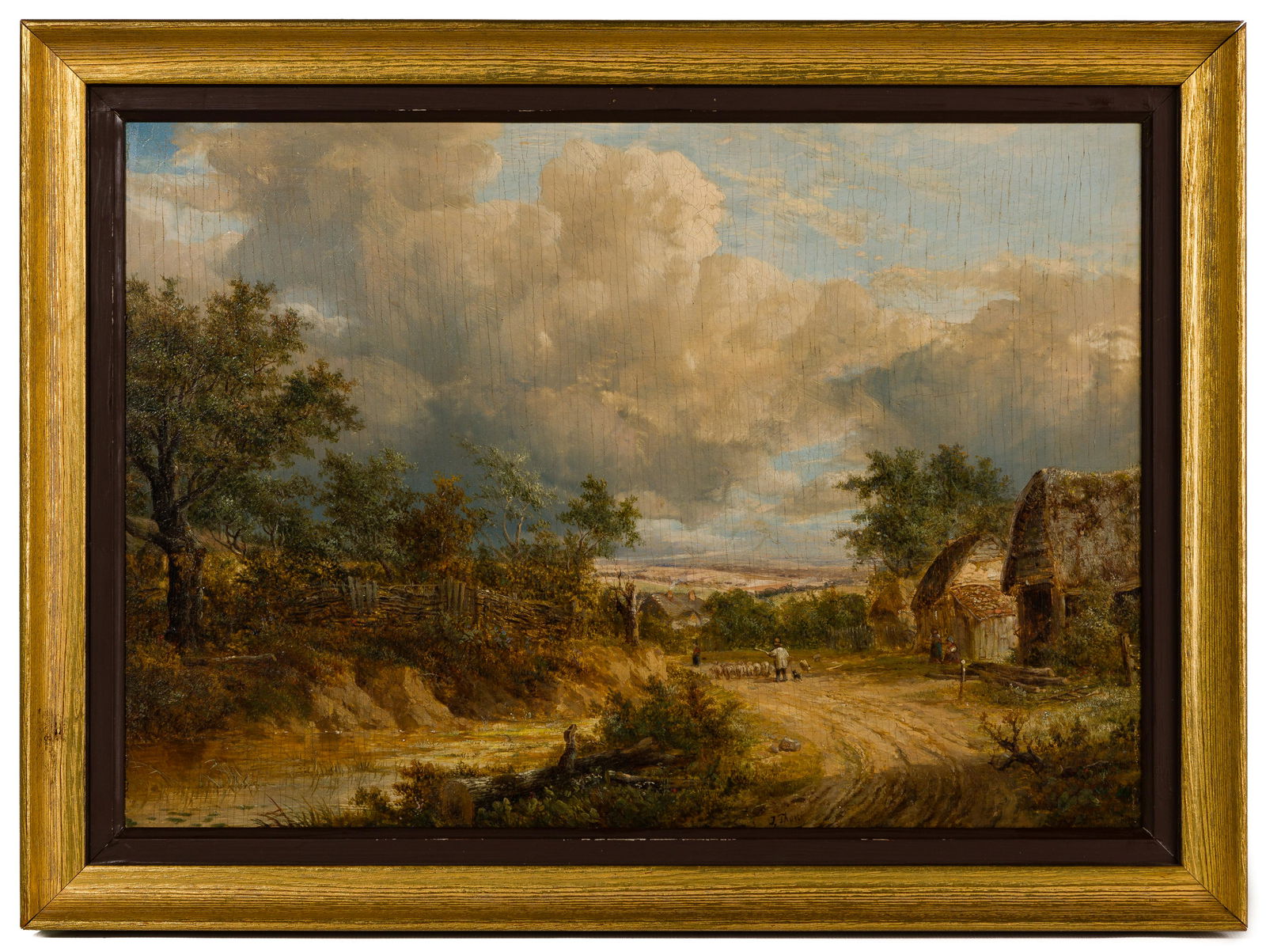 Joseph Thors (British, c.1835-1900) Oil on Board (1 of 3)