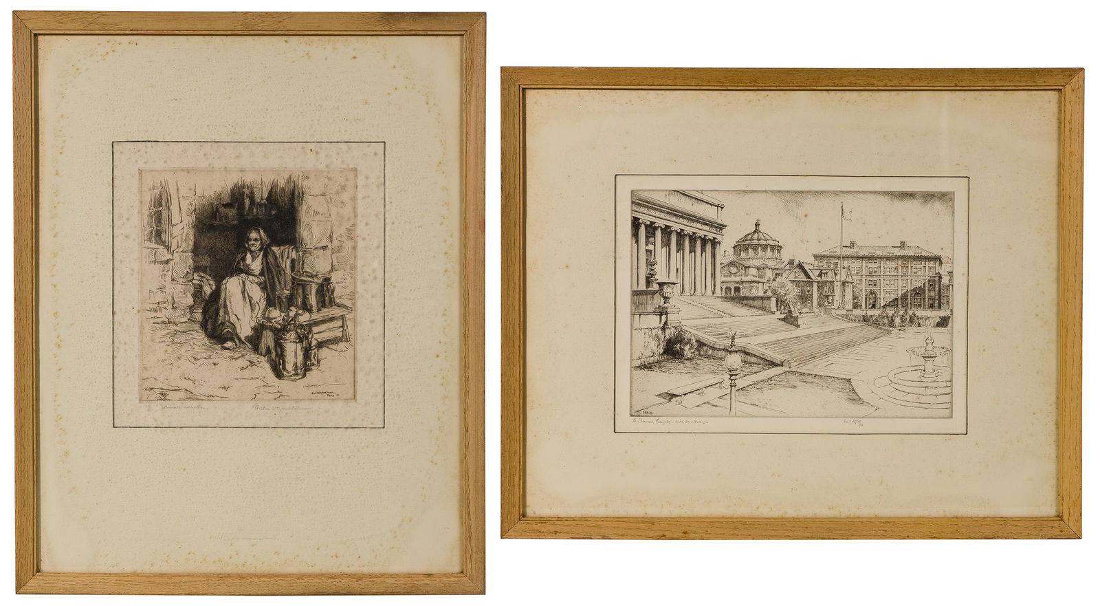 Early to Mid 20th Century Etching Assortment (1 of 3)
