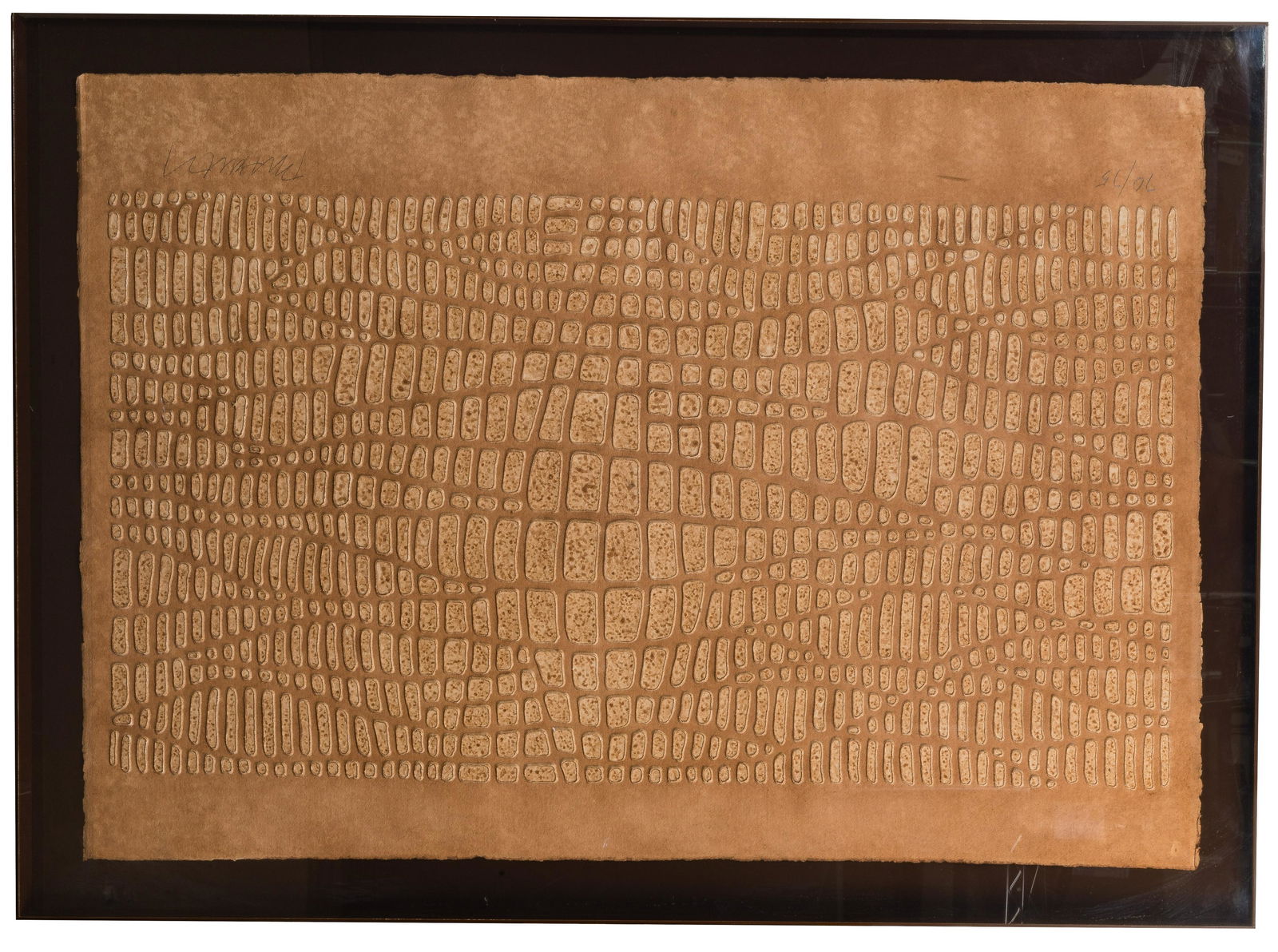 Paul Maxwell (American, 1925-2015) Stencil Casting on Paper (1 of 4)