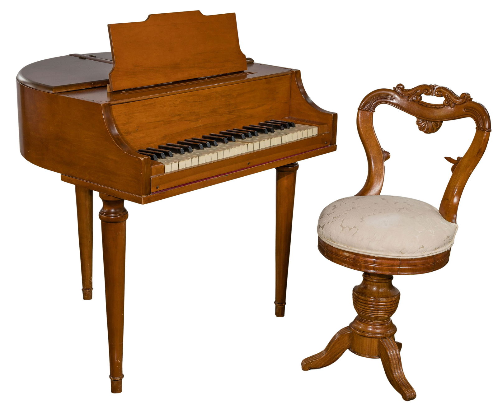 Miniature Piano and Stool (1 of 9)