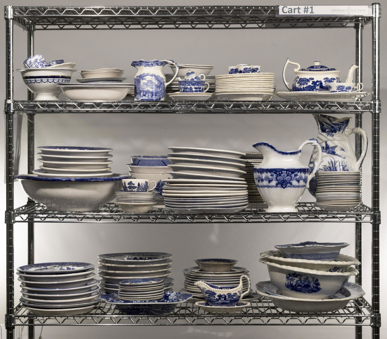 Blue Transferware Assortment (1 of 4)