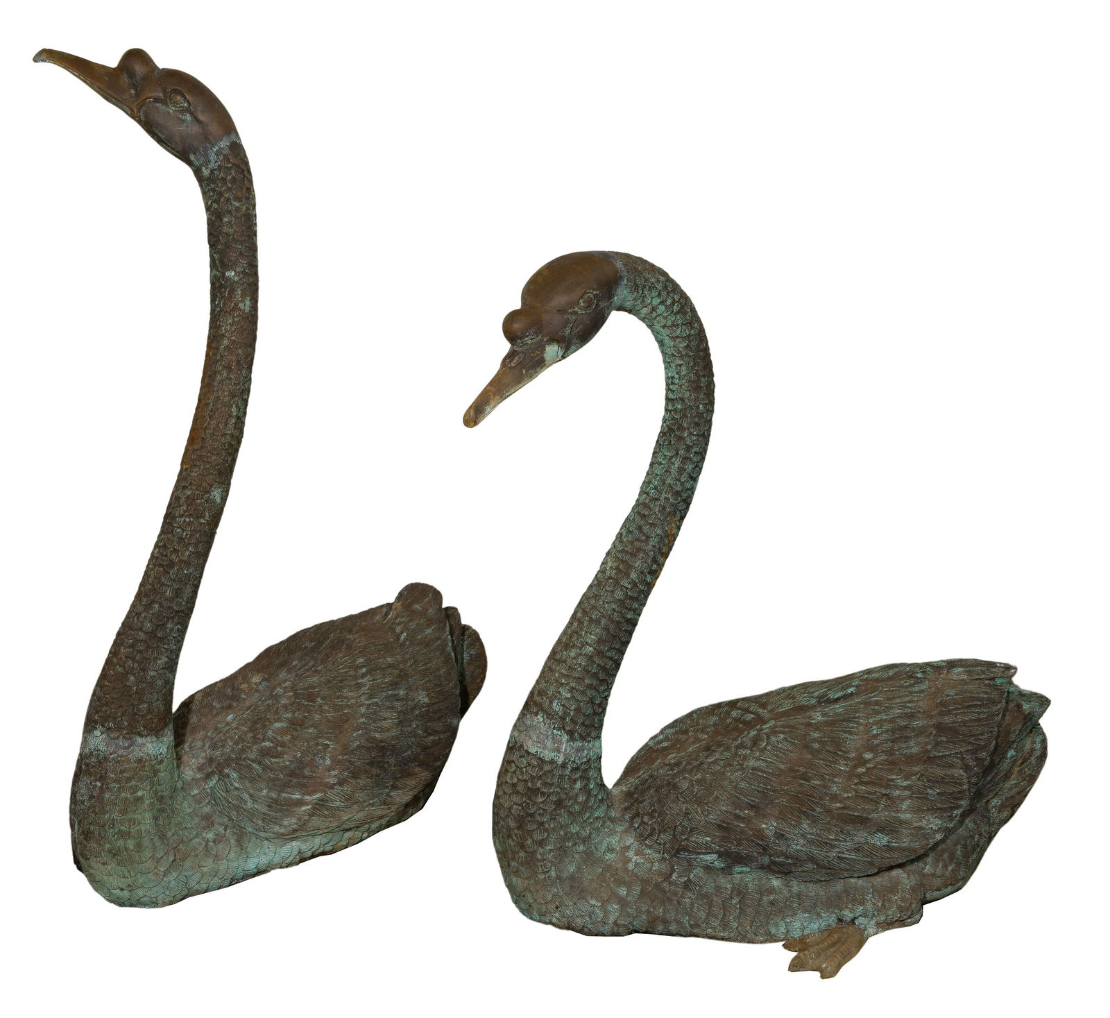 Swan Metal Garden Sculptures (1 of 2)