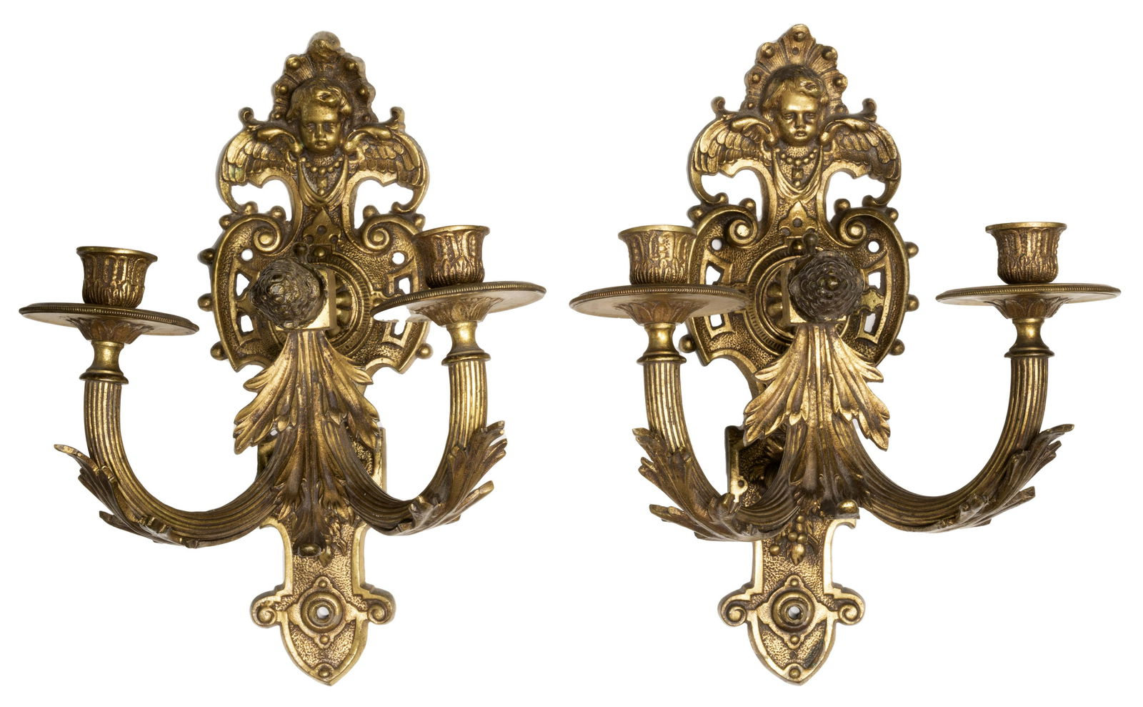 Empire Style Wall Sconces (1 of 2)