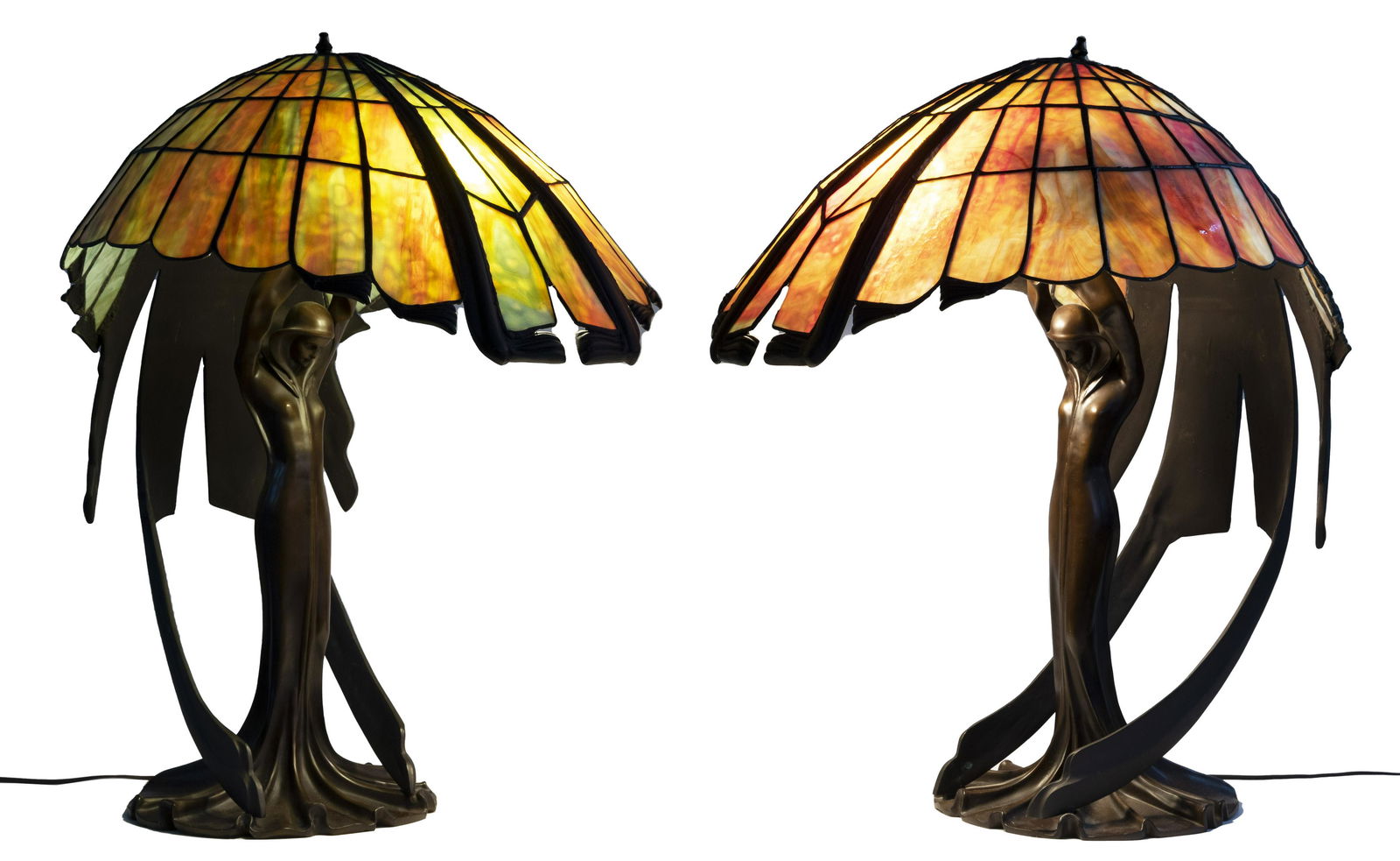 Bronze and Acrylic Table Lamps (1 of 7)
