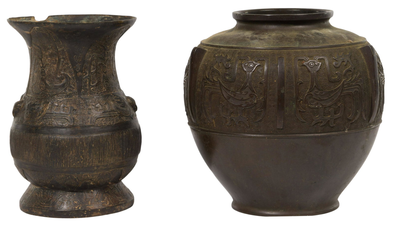 Chinese Archaistic Bronze Vessels (1 of 3)