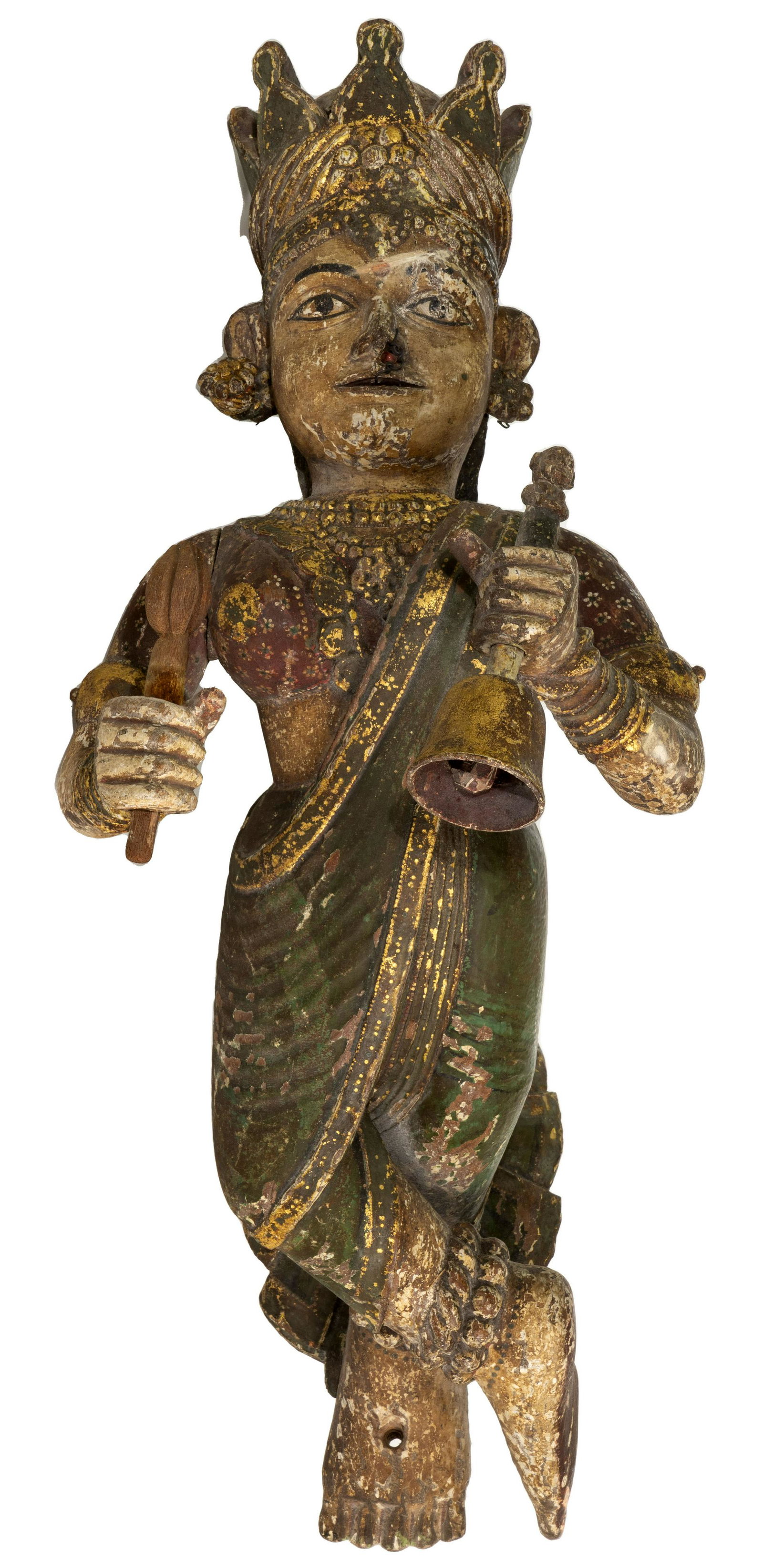 Southeast Asian Poly-Chrome Musician Wall Hanging (1 of 4)