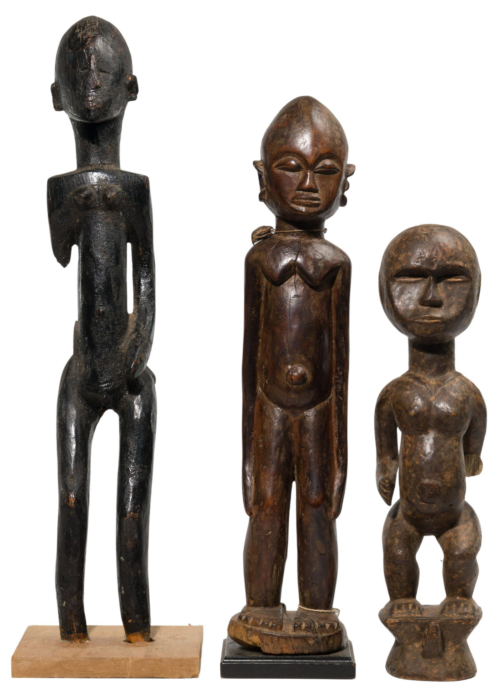 African Carved Wood Figure Assortment (1 of 3)