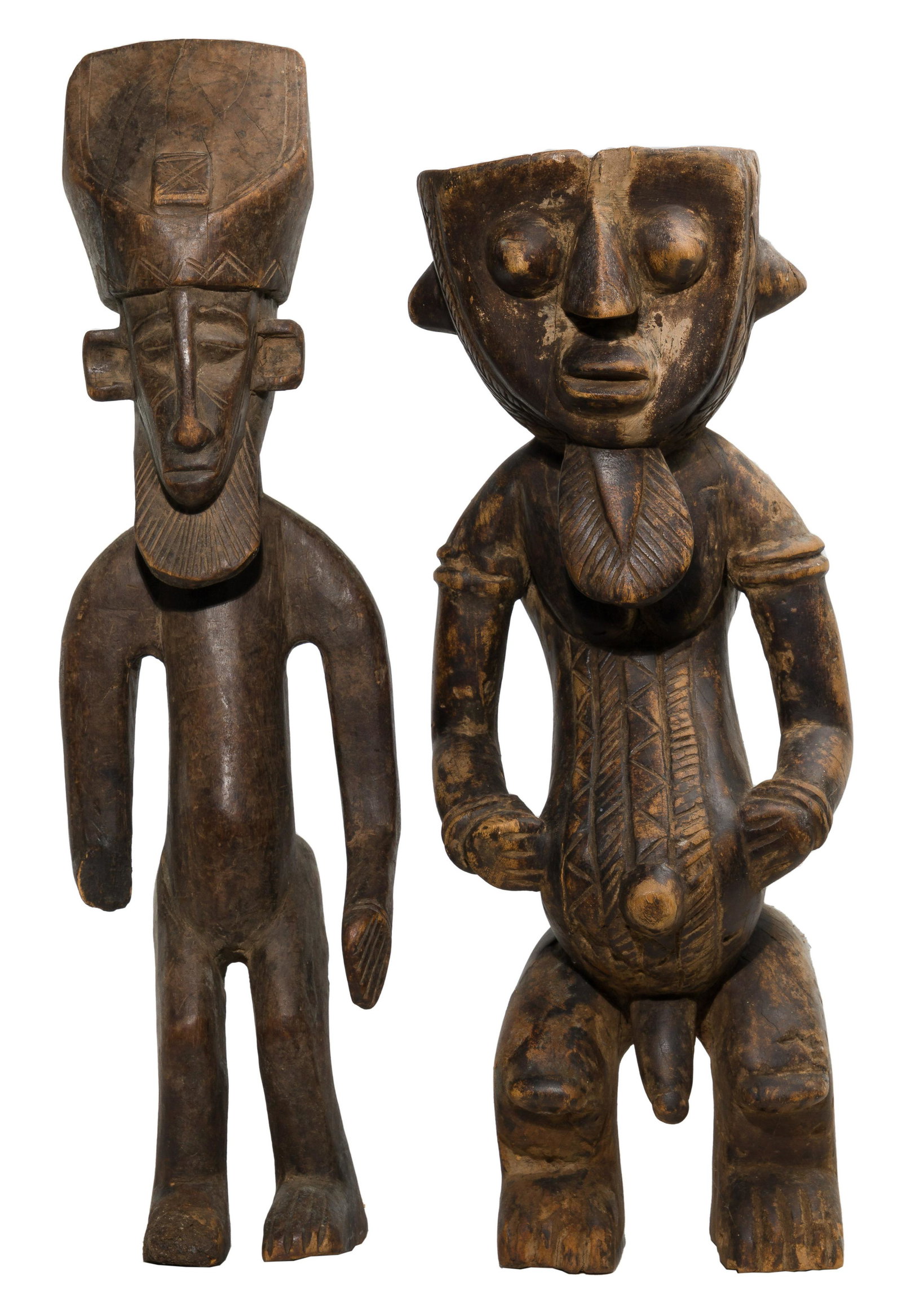 African Carved Wood Figures (1 of 3)