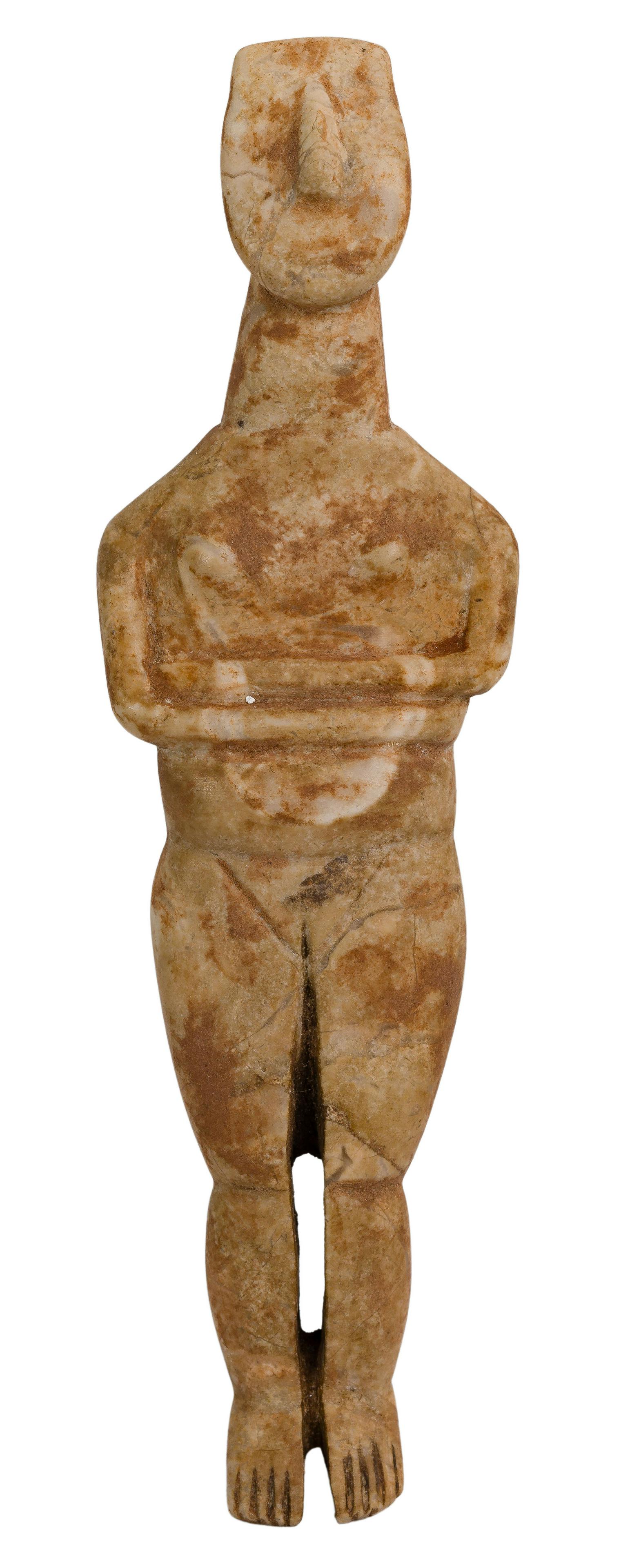 Greek Cycladic Style Carved Stone Figure (1 of 10)