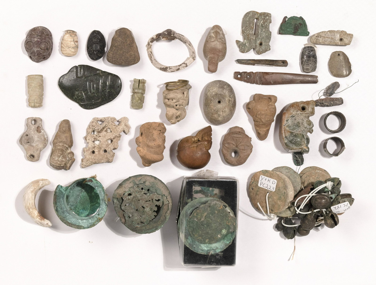 Pre-Columbian Ornamental Object Assortment (1 of 1)