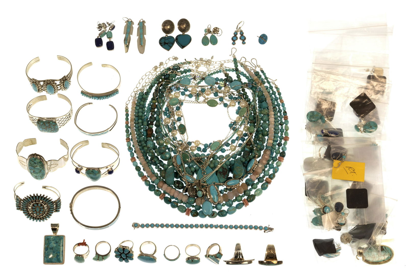 Sterling Silver and Turquoise Jewelry Assortment (1 of 1)