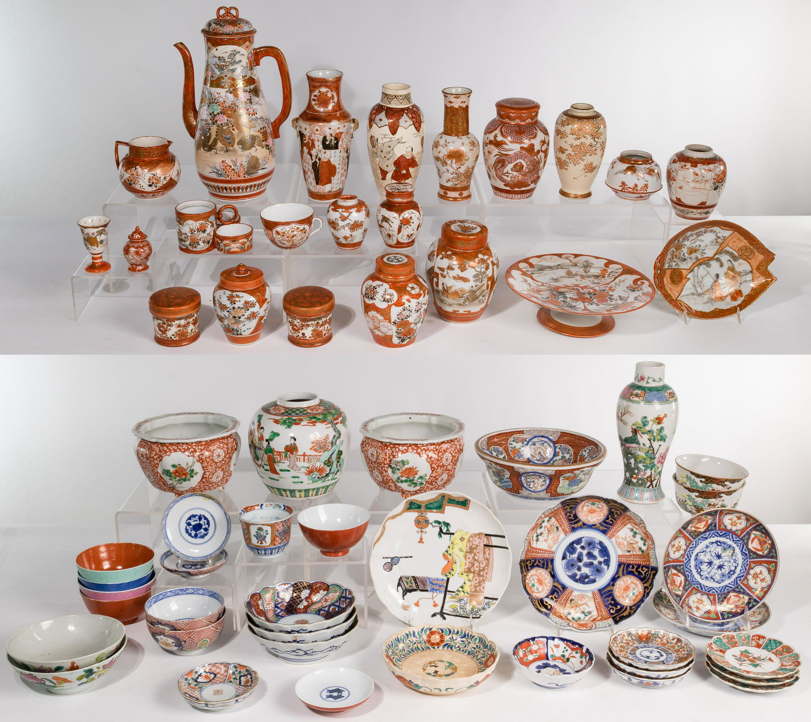 Kutani Ware and Asian Style Porcelain Assortment (1 of 5)