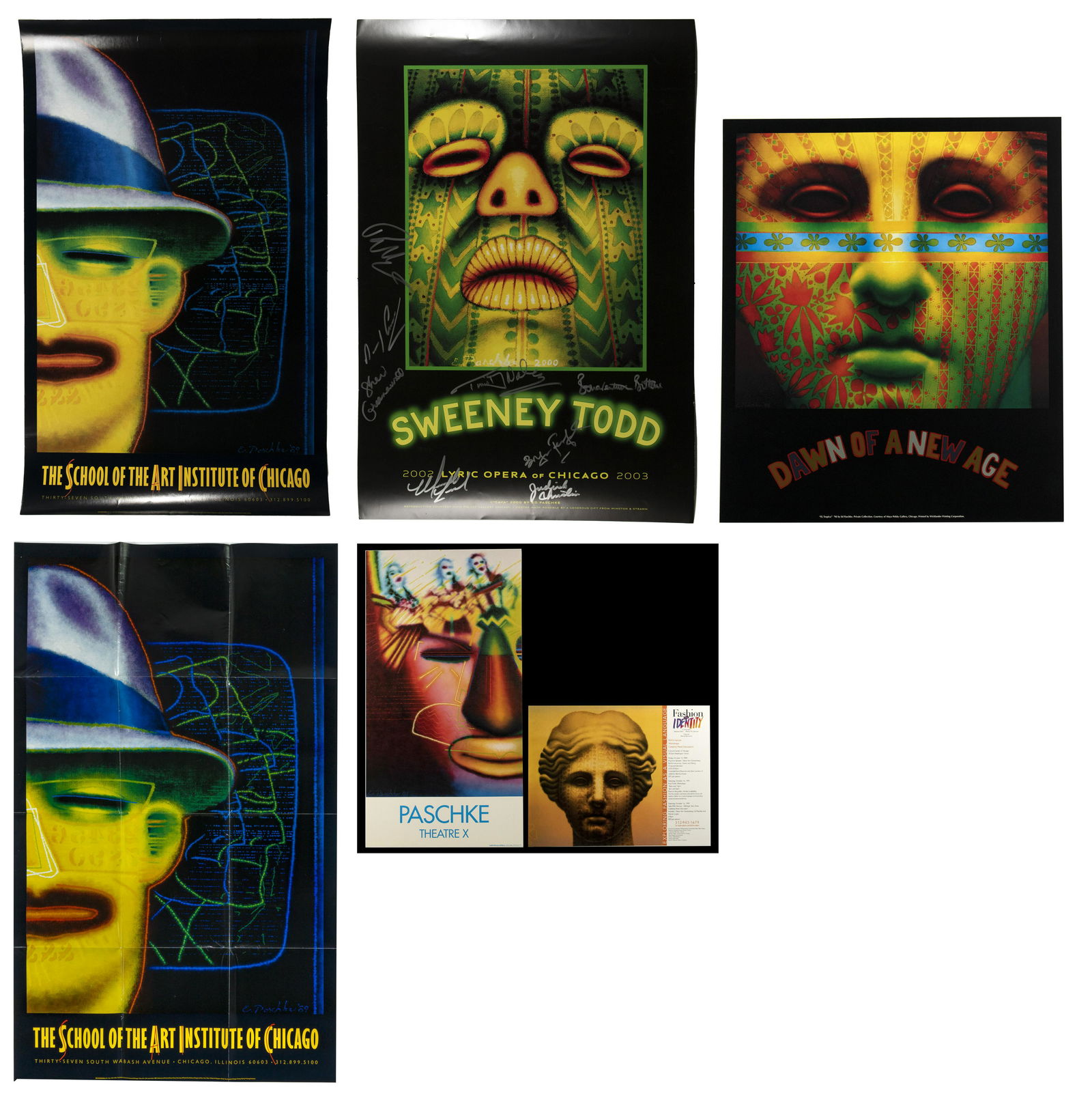 Ed Paschke (American, 1939-2004) Poster Assortment (1 of 6)