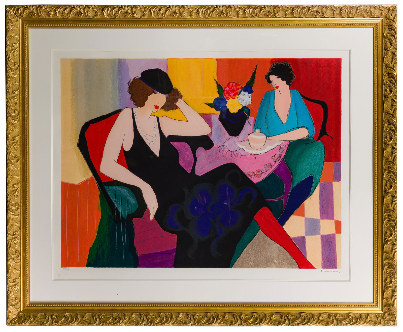 Itzchak Tarkay (Israeli, 1935-2012) 'Serenity' Serigraph (1 of 2)