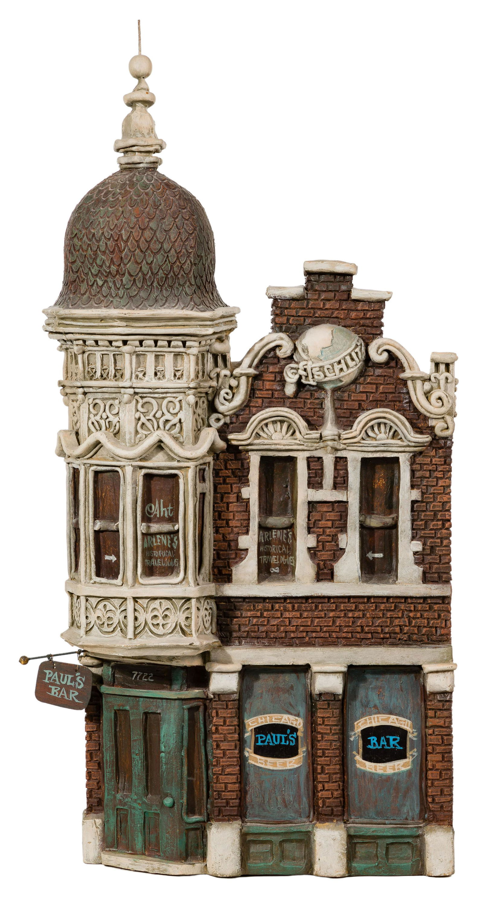 Alice 'Zani' Jacobsen (American, 20th Century) 'Schlitz' Plaster Relief (1 of 6)