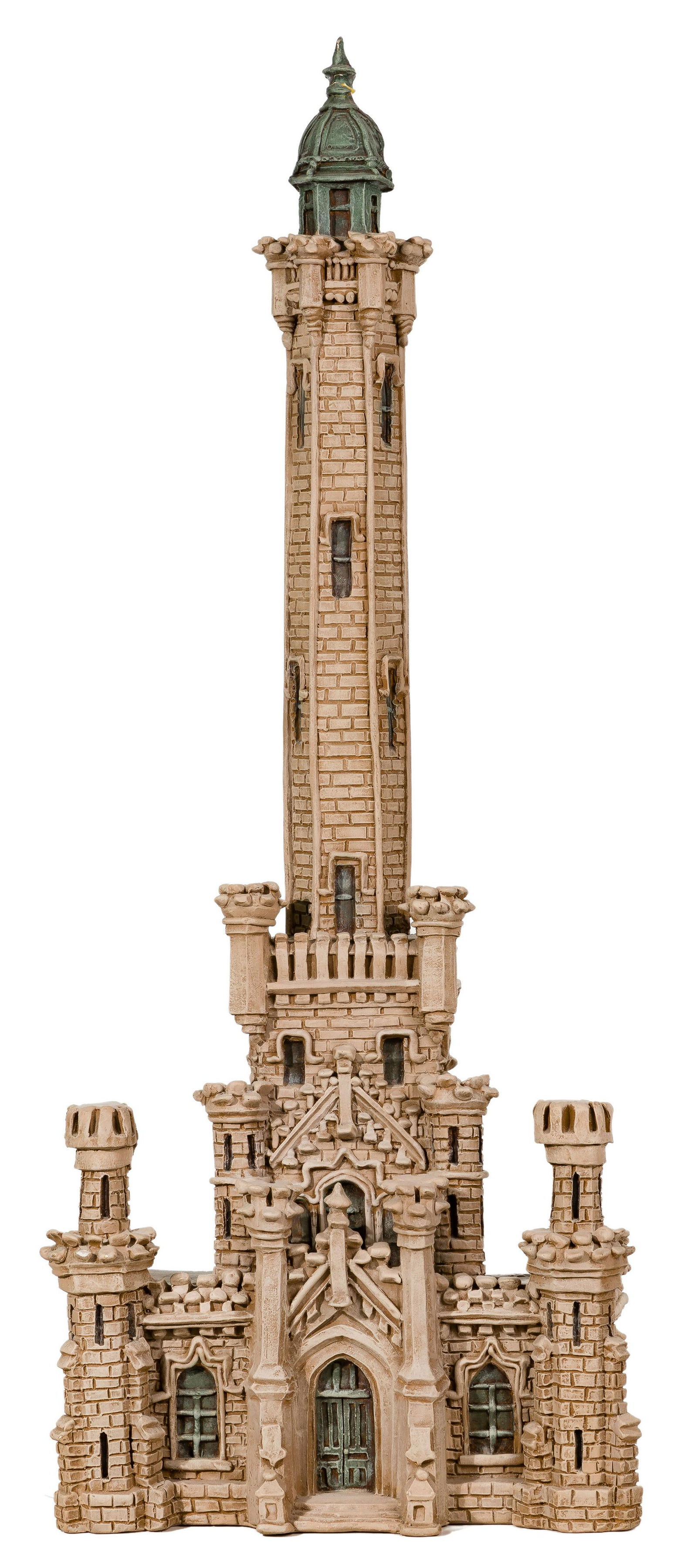 Alice 'Zani' Jacobsen (American, 20th Century) 'Water Tower' Plaster Relief (1 of 8)