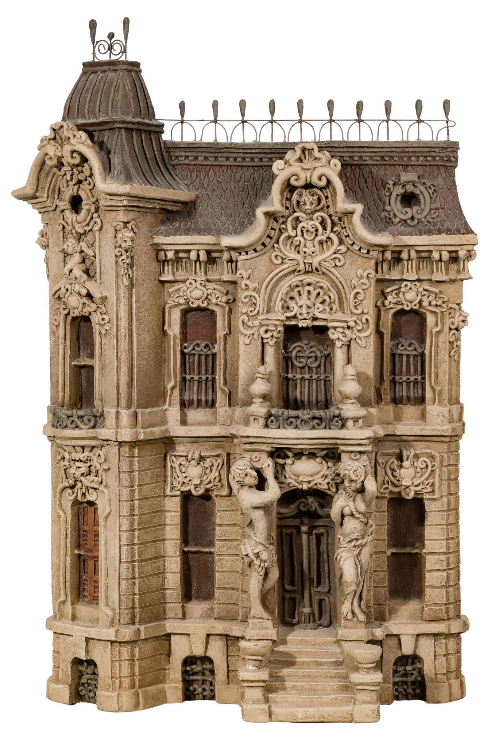 Alice 'Zani' Jacobsen (American, 20th Century) 503 House Plaster Relief (1 of 5)