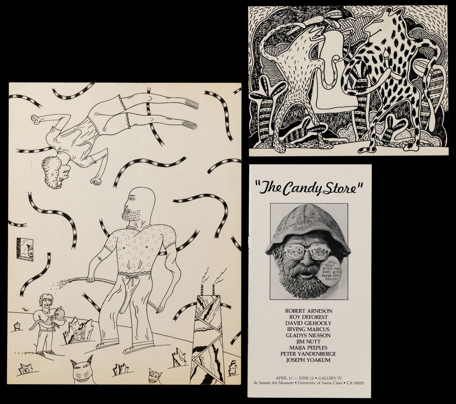 Jim Nutt (American, b.1938) and Related Ephemera Assortment (1 of 2)