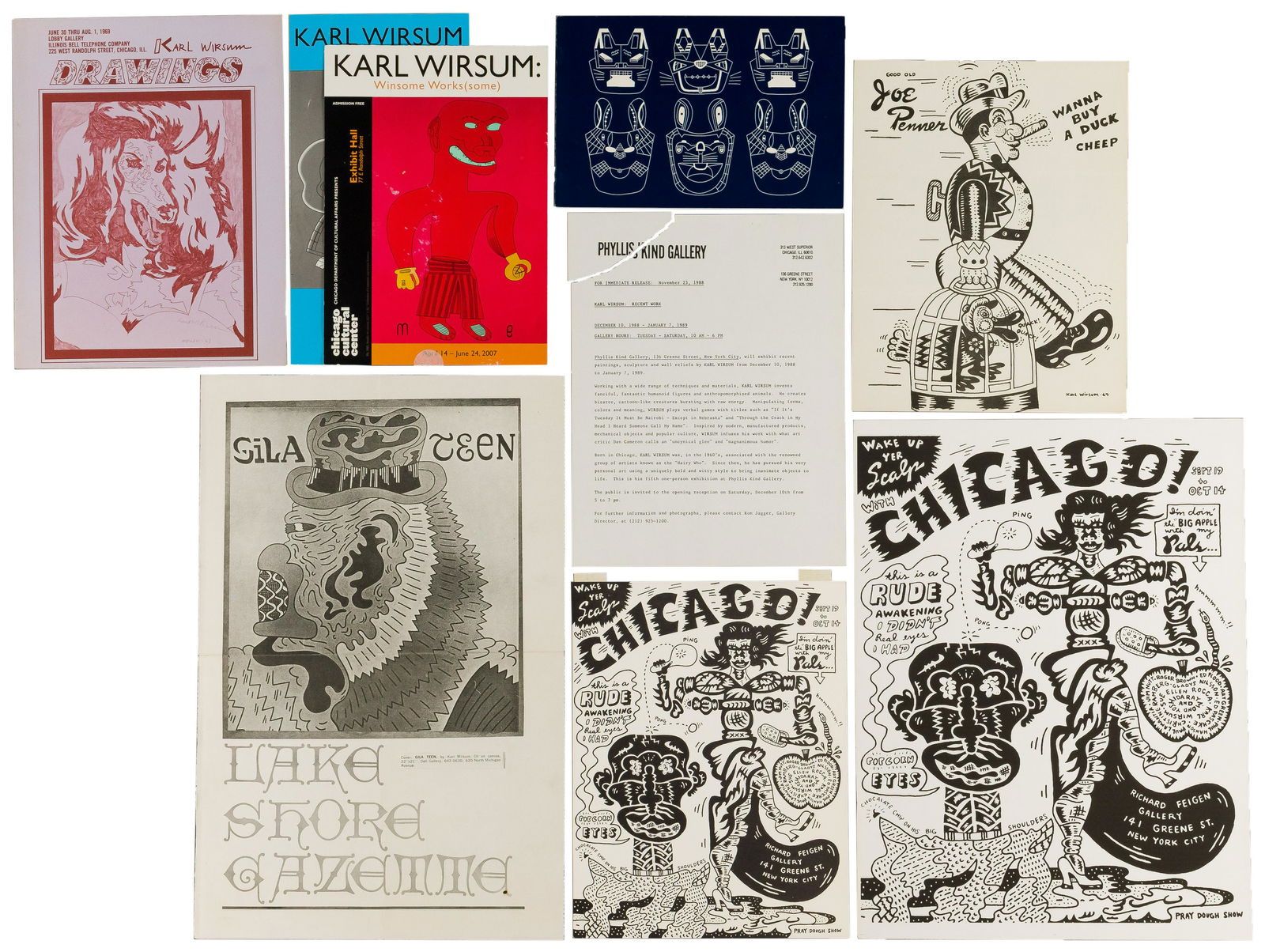 Karl Wirsum (American, 1939-2021) Ephemera Assortment (1 of 1)