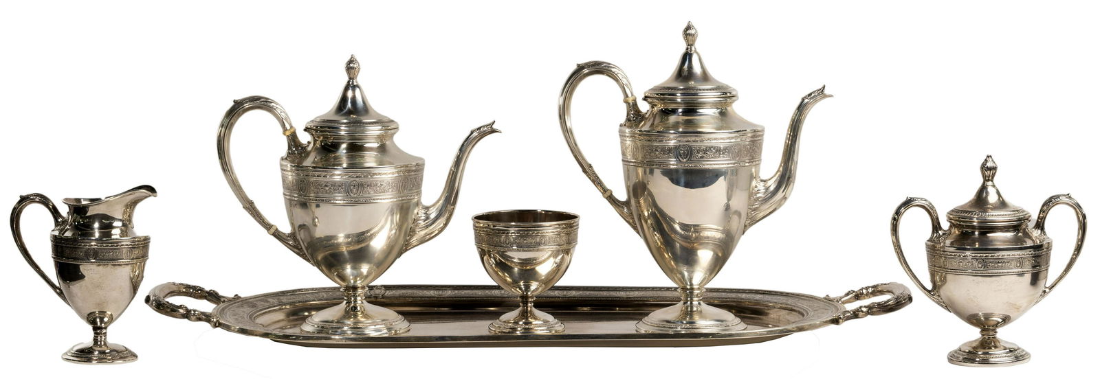 International 'Wedgwood' Sterling Silver Beverage Service (1 of 8)