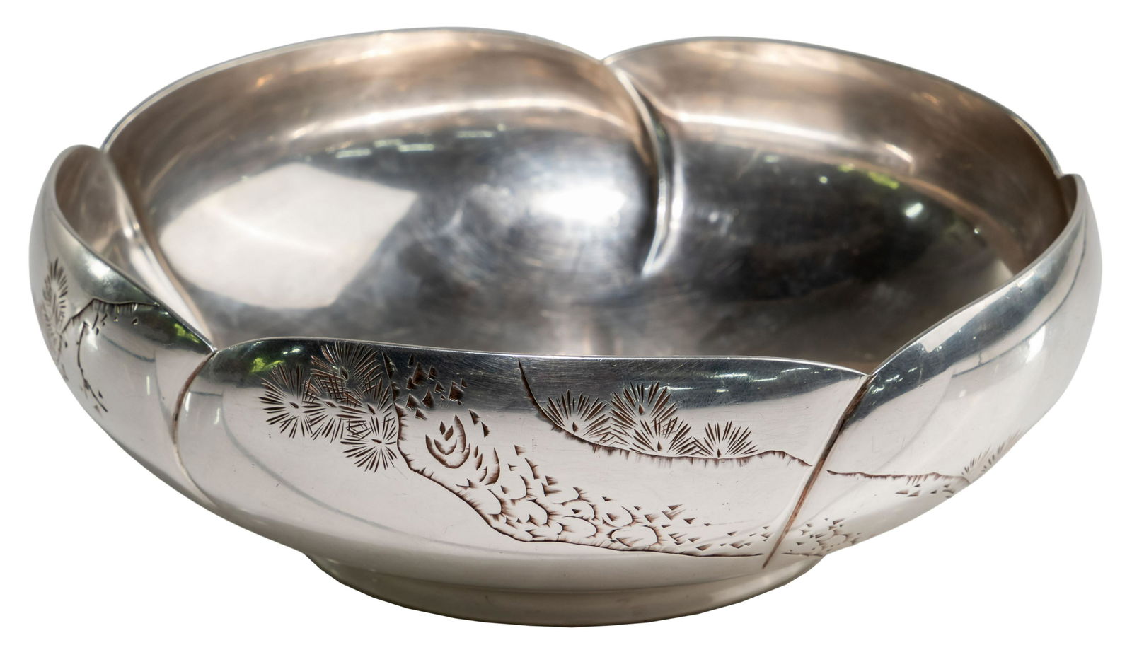 Japanese Silver Bowl (1 of 8)