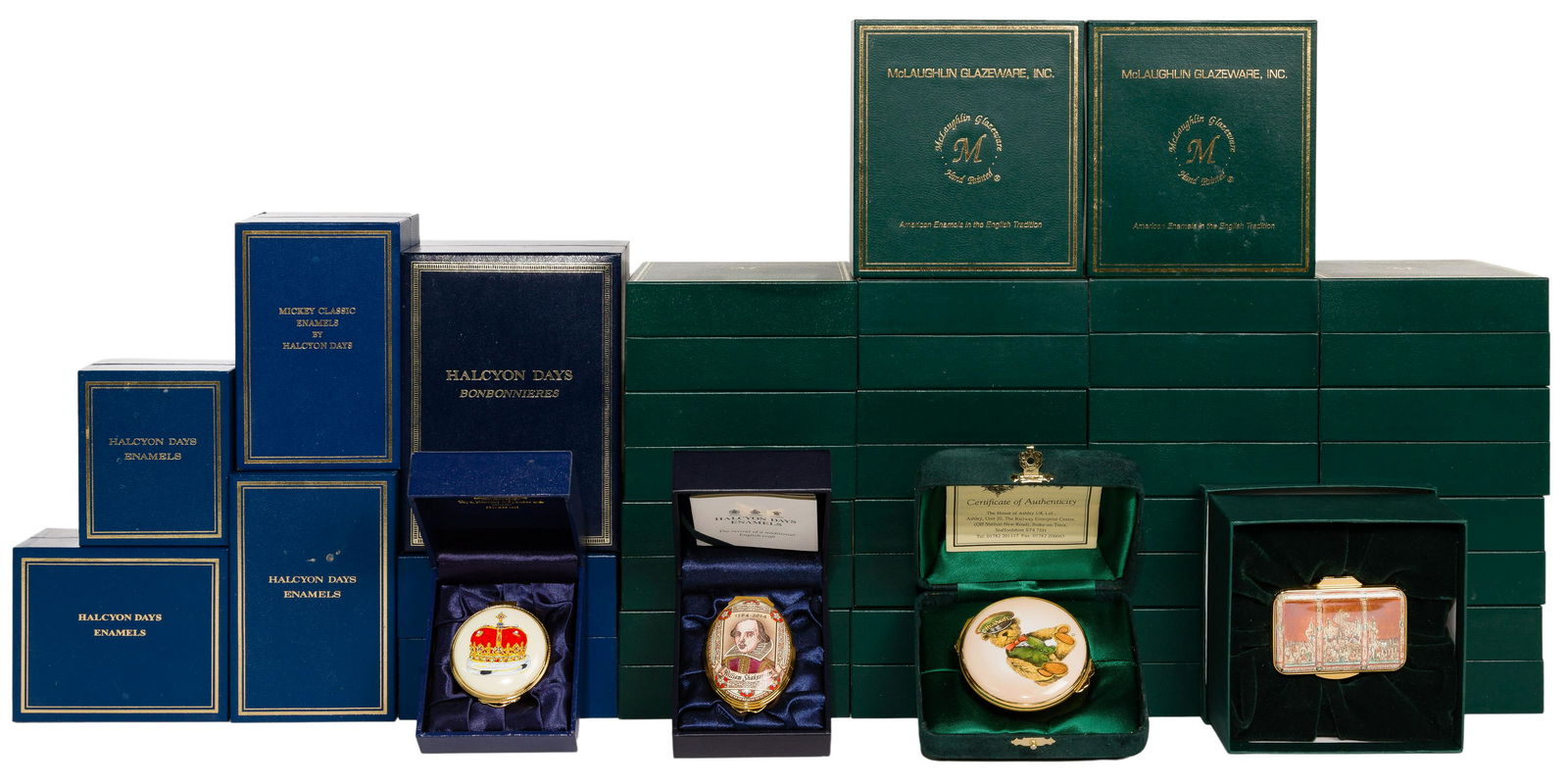 Halcyon Days and McLaughlin Glazeware Trinket Box Assortment (1 of 1)