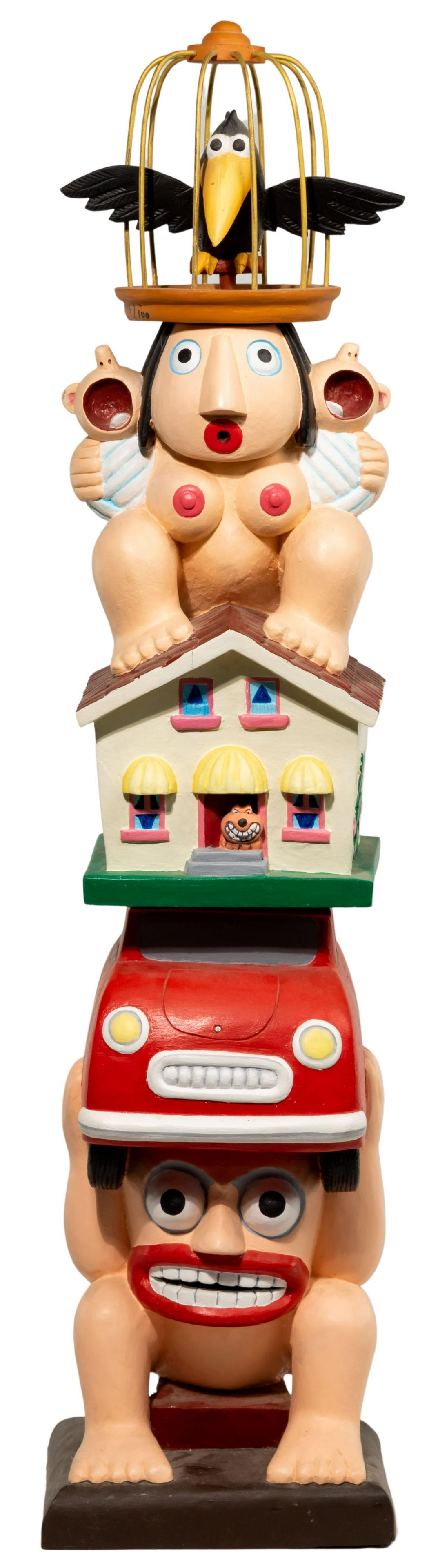 Michael Bedard (Canadian, b.1949) Wood Sculpture (1 of 3)