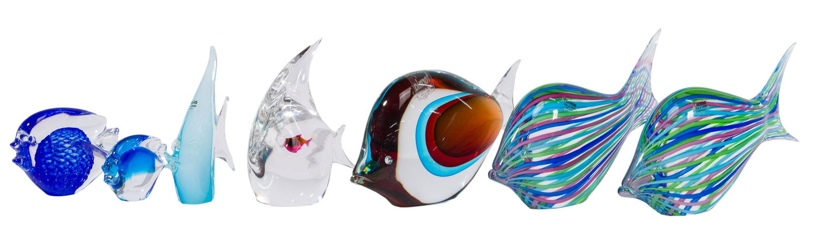 Murano Art Glass Fish Assortment (1 of 2)