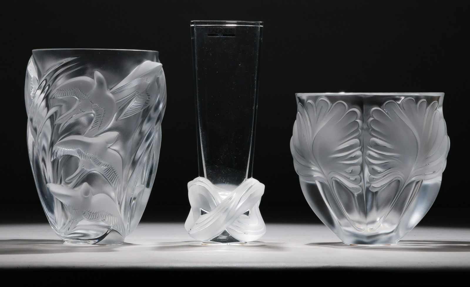 Lalique Crystal Vase Assortment (1 of 6)