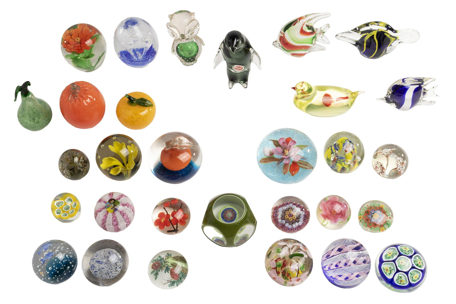 Chinese and Italian Paperweight Assortment (1 of 2)