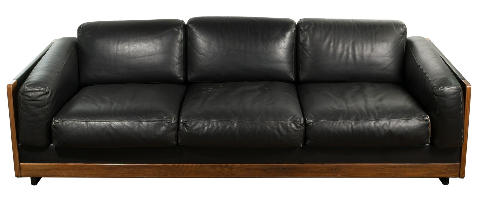 Leather 3-Cushion Sofa (1 of 4)