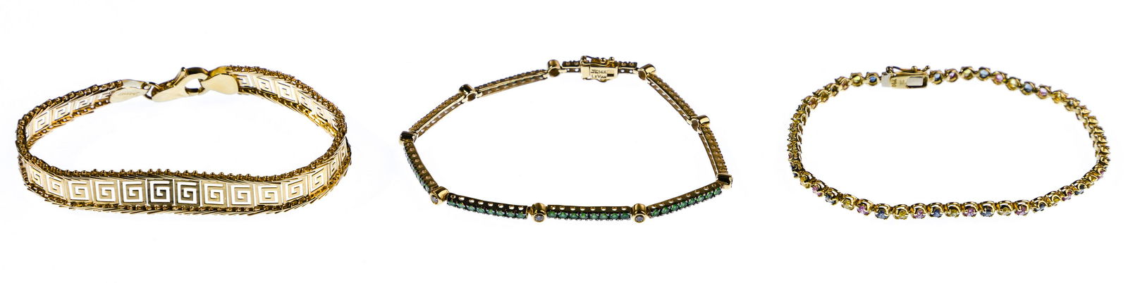 14k Yellow Gold Bracelet Assortment (1 of 3)