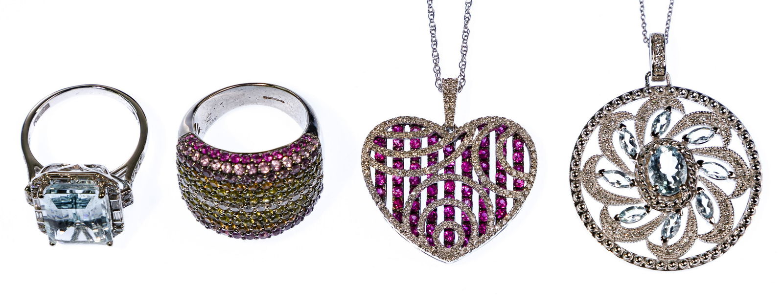 14k White Gold Jewelry Assortment (1 of 2)