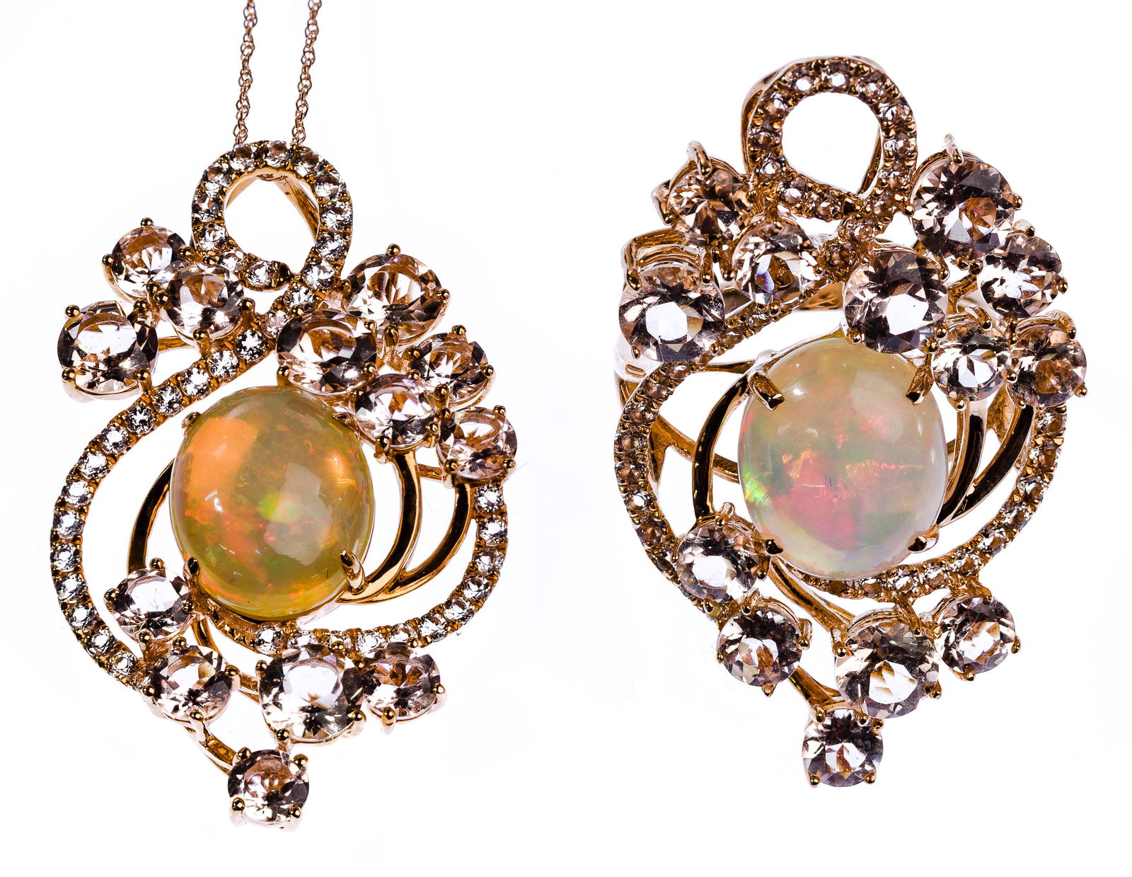 LeVian 14k Rose Gold, Opal and Semi-Precious Gemstone Jewelry (1 of 2)