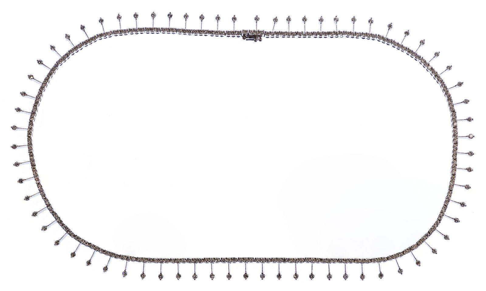 18k White Gold and Diamond Necklace (1 of 3)