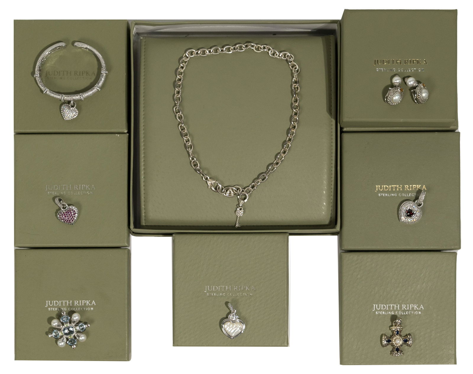 Judith Ripka Sterling Silver Jewelry Assortment (1 of 1)