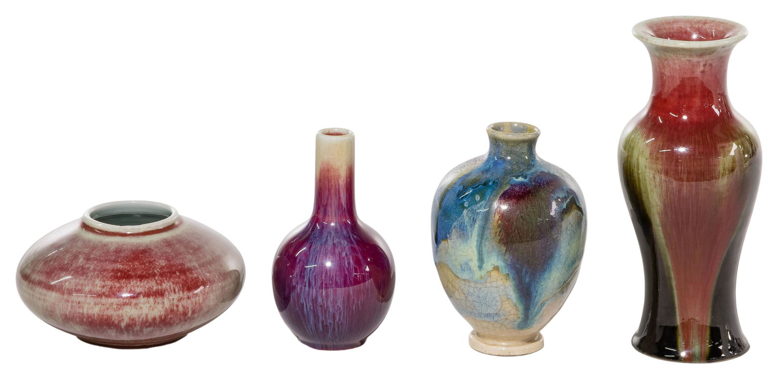 Asian Flambe Porcelain Assortment (1 of 12)