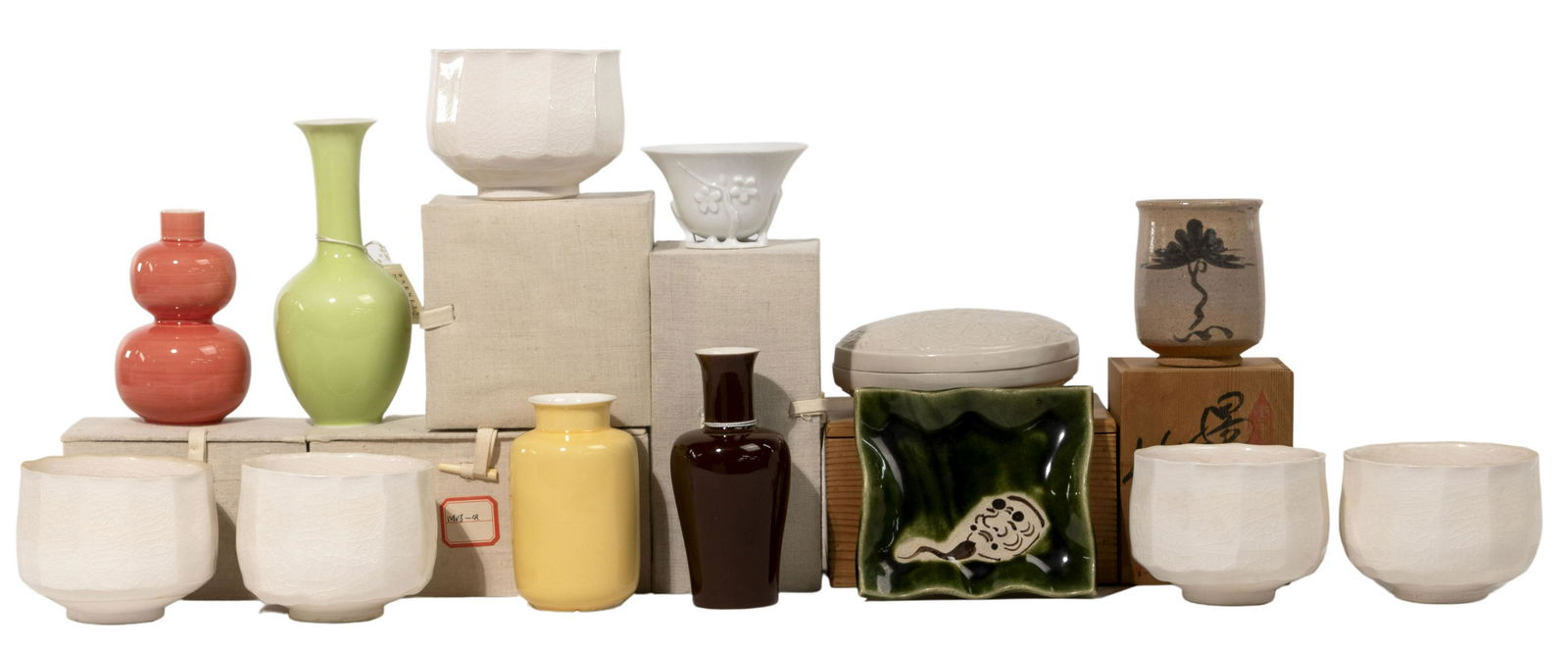 Asian Porcelain and Pottery Assortment (1 of 5)