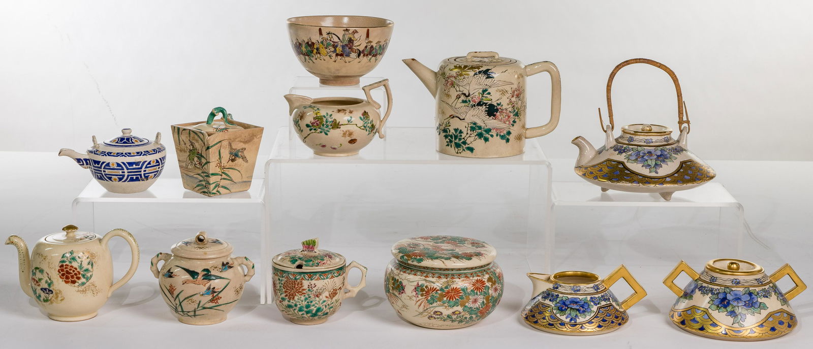 Japanese Satsuma Pottery Assortment (1 of 4)