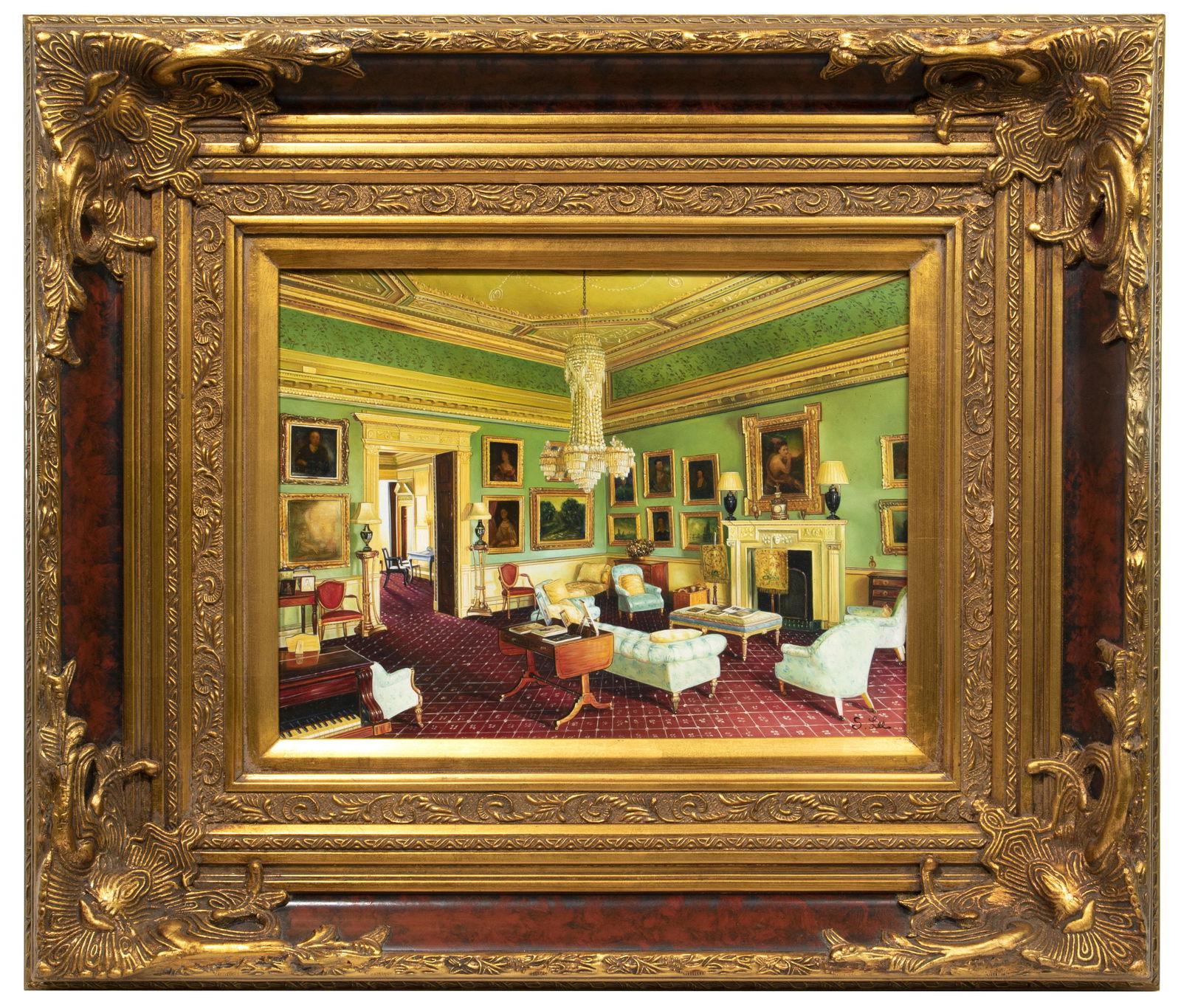 S. Lee (Chinese, b.1944) Oil on Board (1 of 3)