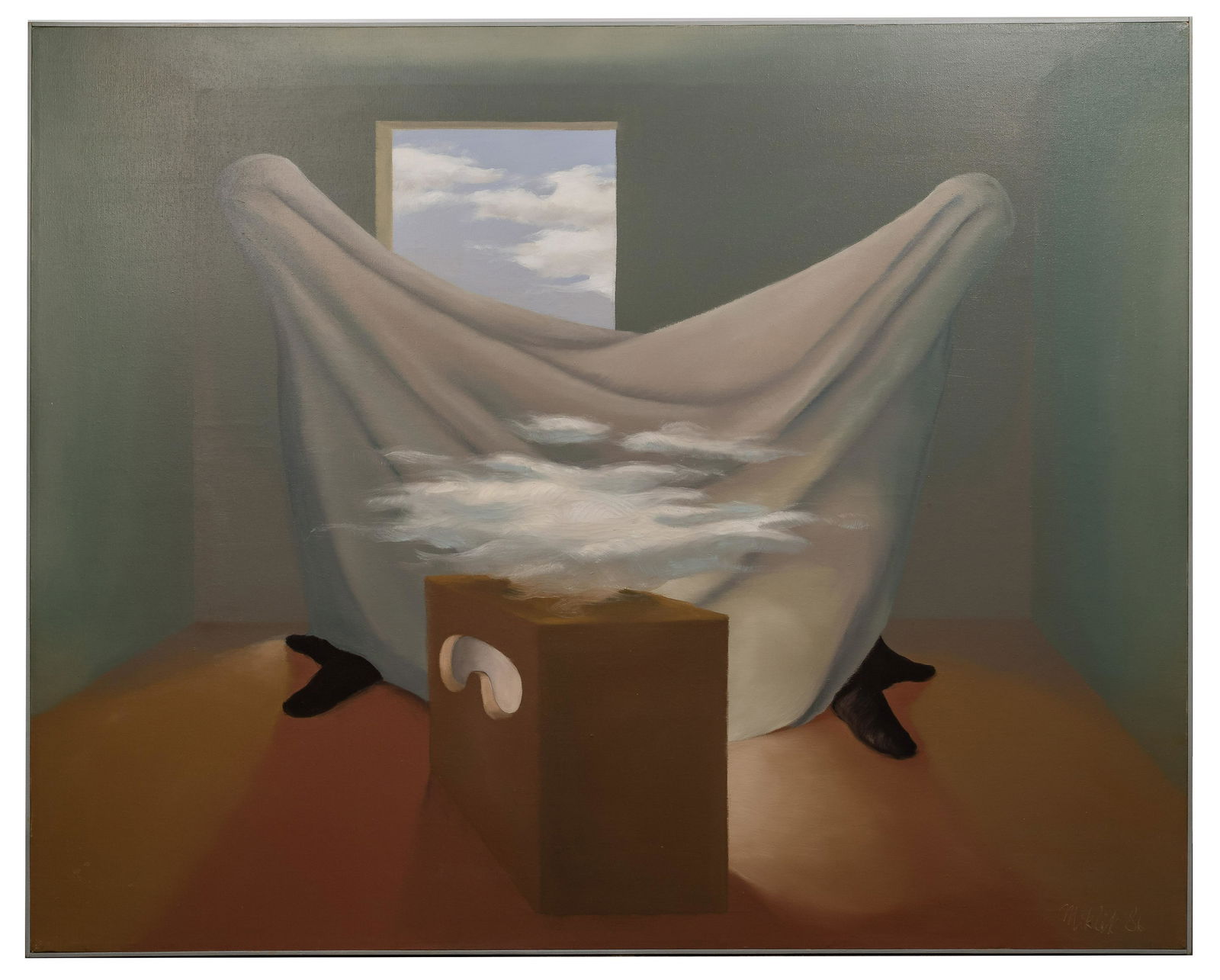 Jason Miklik (American, 20th/21st Century) "The Voyage of Yin and Yang" Oil on Canvas (1 of 4)