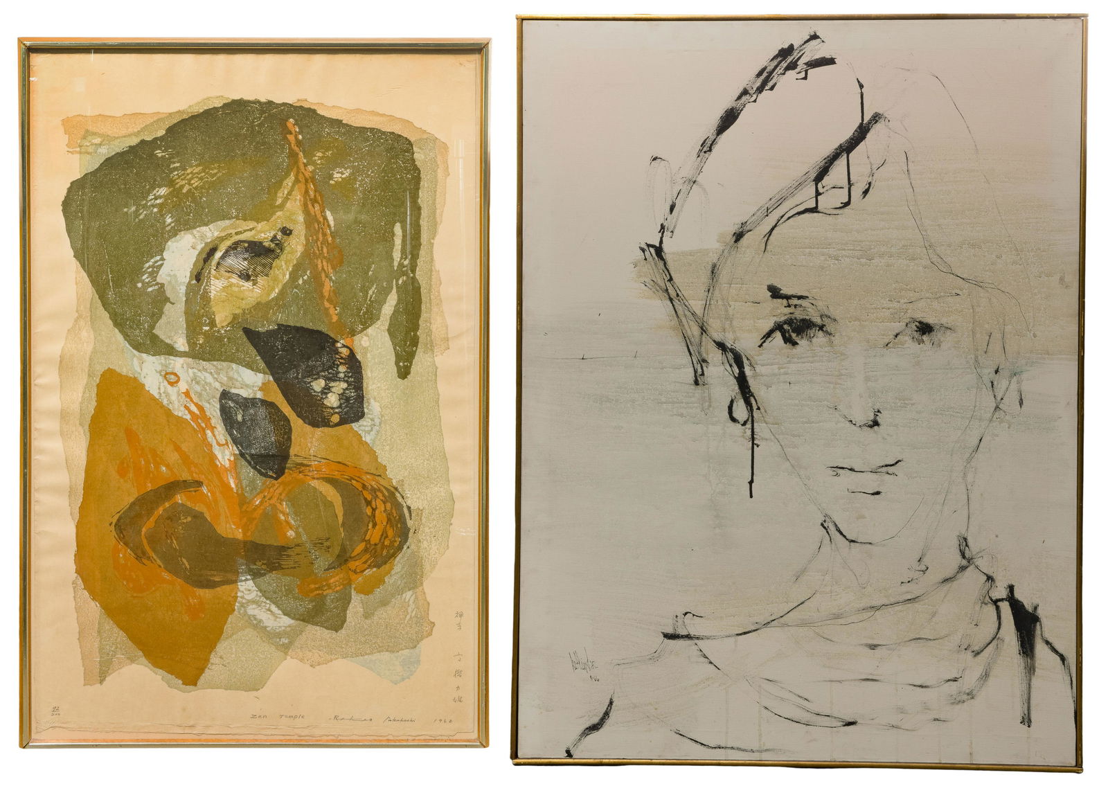 Gino Hollander (American, 1924-2015) Oil on Canvas (1 of 6)