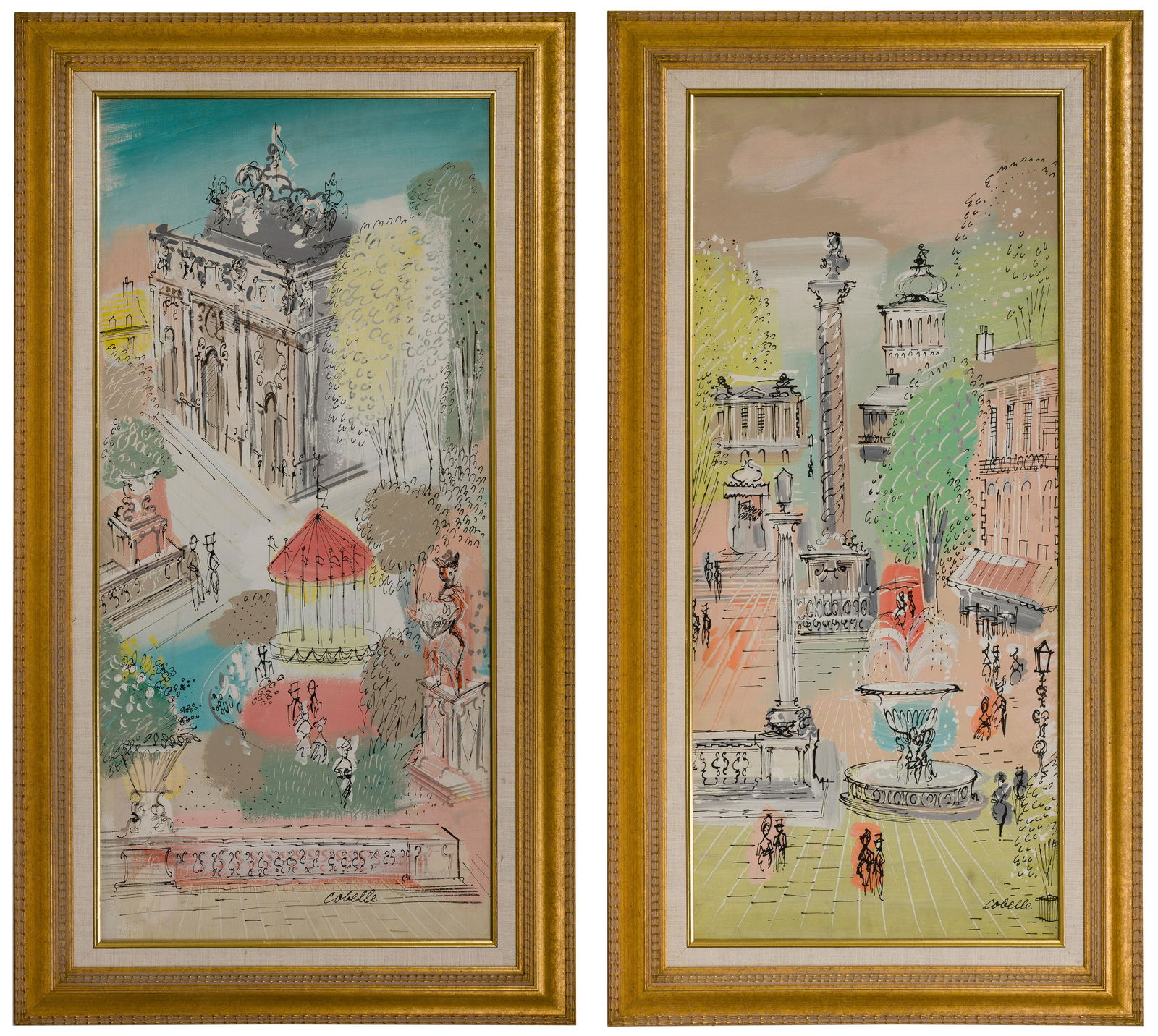 Charles Cobelle (French, 1902-1994) Oils on Canvas (1 of 7)