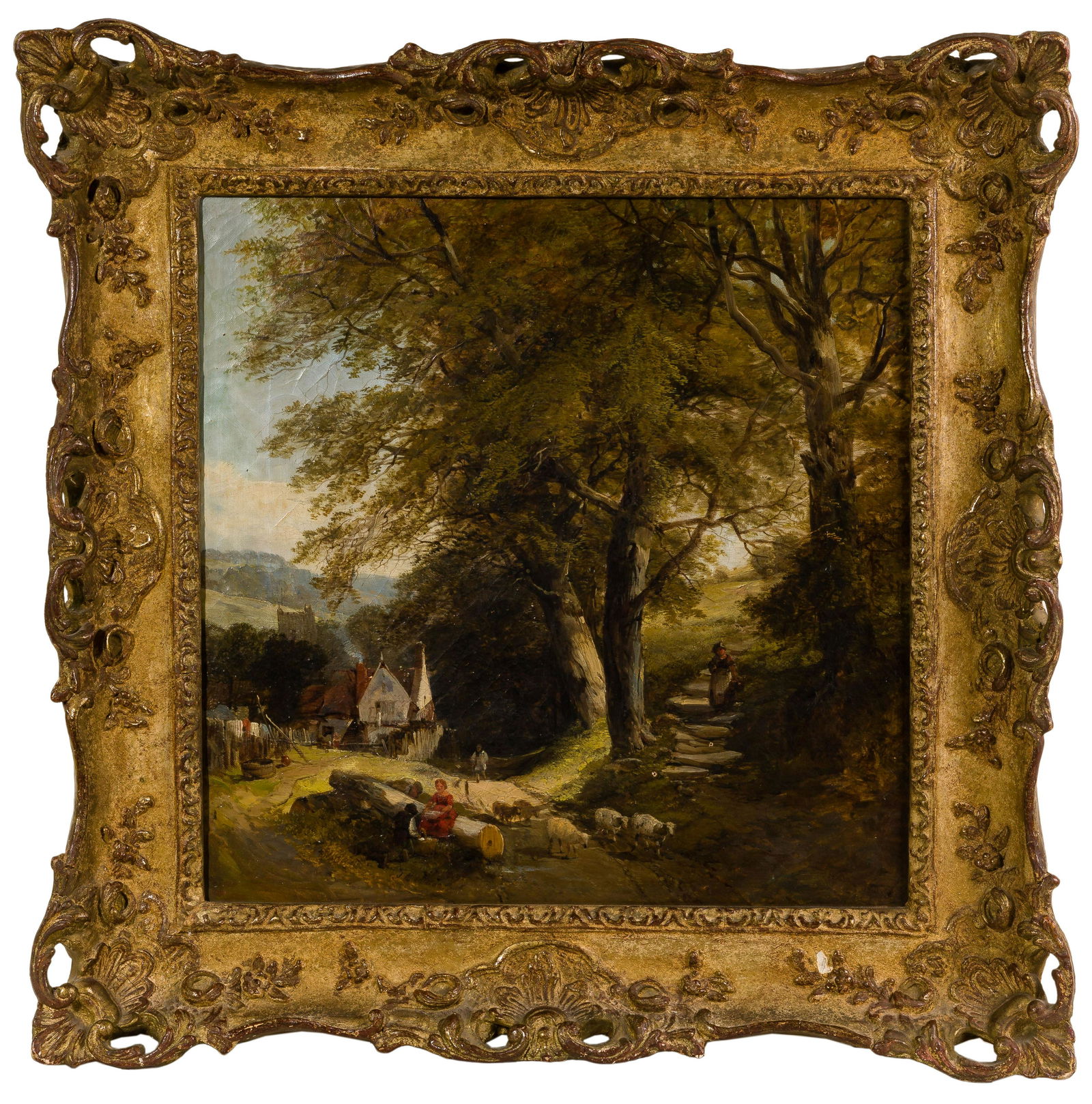 J. Middleton (English, 1827-1856) Oil on Canvas (1 of 5)